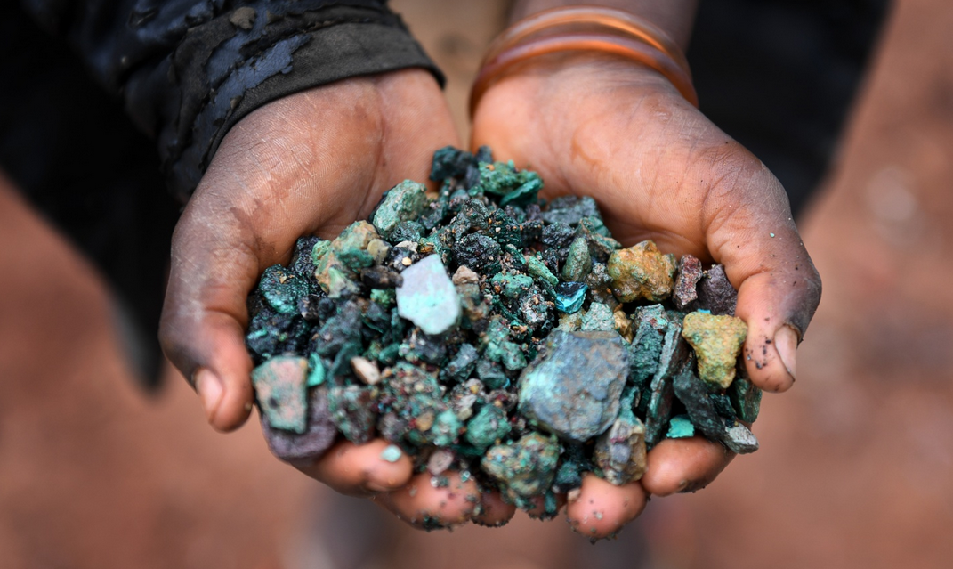 Mine de cobalt artisanale en République Démocratique du Congo